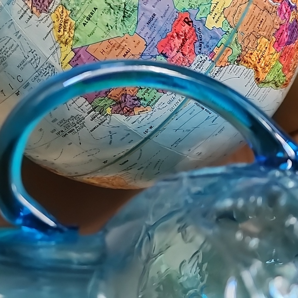 Vintage IVIMA Hand Made Glass Pitcher Portugal - Picture 8 of 16